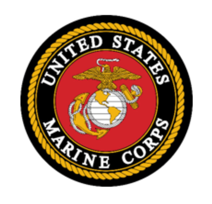 3d color  official military seal marine corp